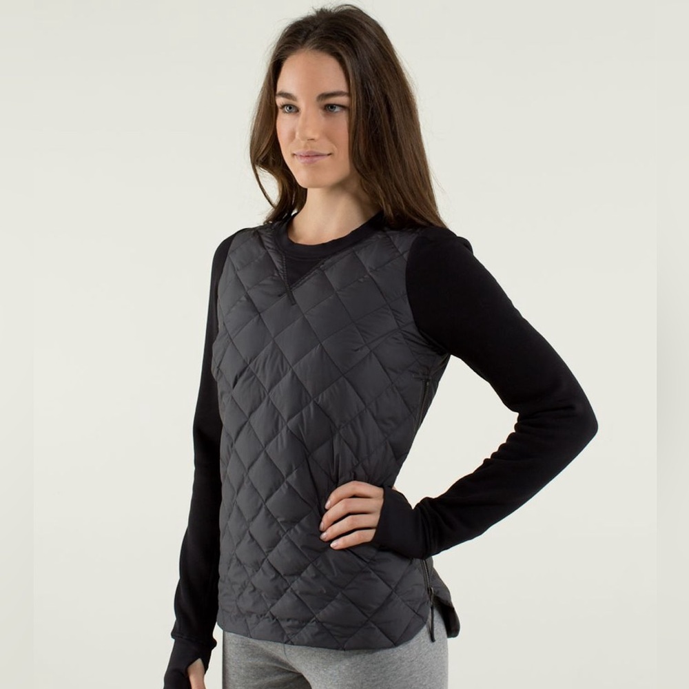 Women’s Lululemon Fluff Off Crew Black